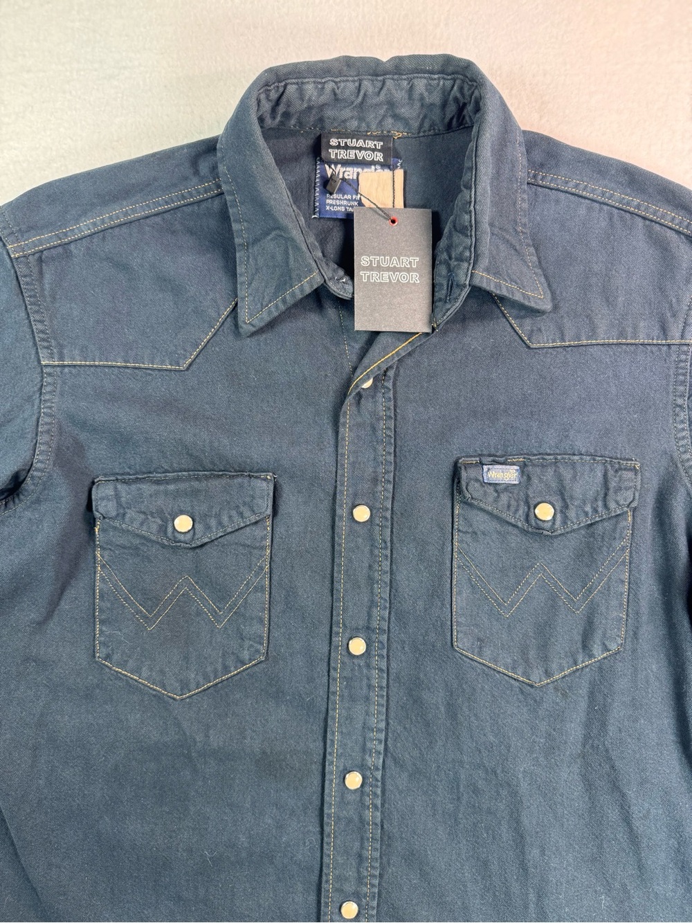 Wrangler x Stuart Trevor Sequin Western‎ Shirt Women’s Small NWT - Picture 6 of 12